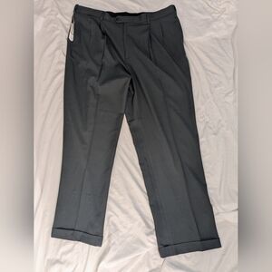 Savane Big & Tall Men's Charcoal Dress Pants - Size 44W And 32L‎